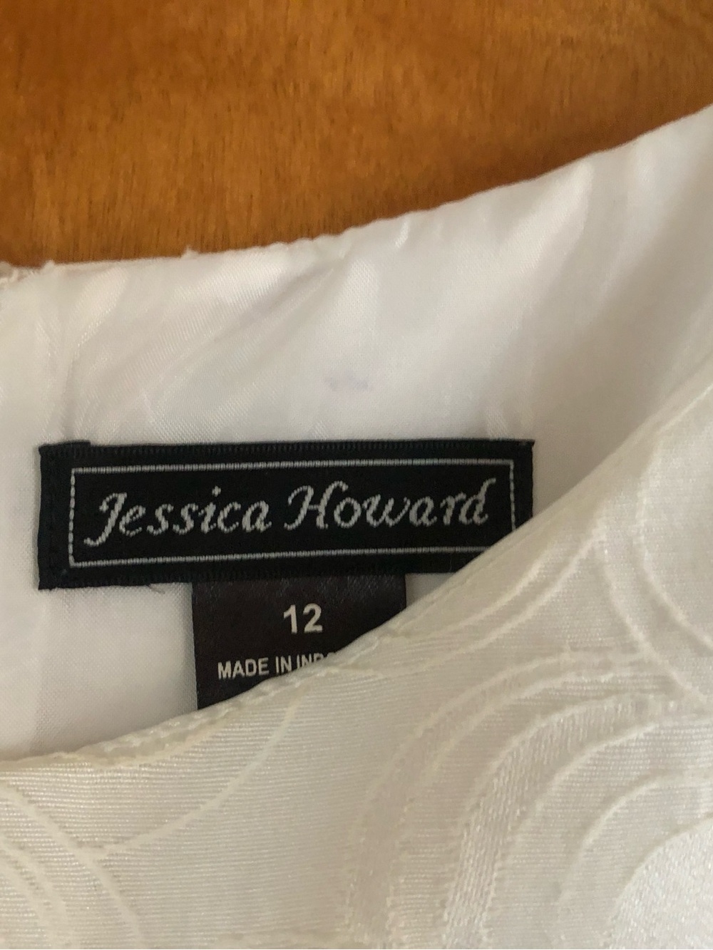 Jessica Howard White Sleeveless Tie-Waist Midi Dress - Picture 5 of 8